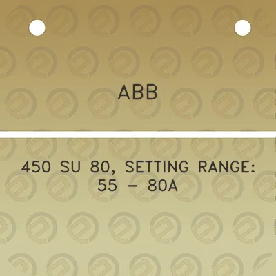 abb-450-su-80-setting-range-55-80a