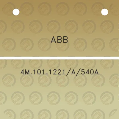 abb-4m1011221a540a