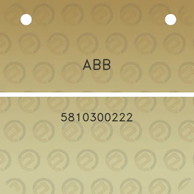 abb-5810300222