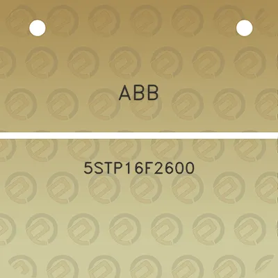 abb-5stp16f2600