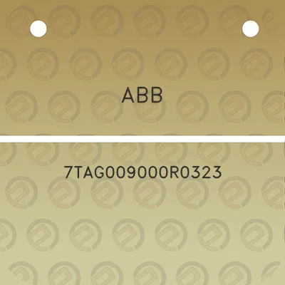 abb-7tag009000r0323