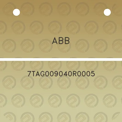 abb-7tag009040r0005