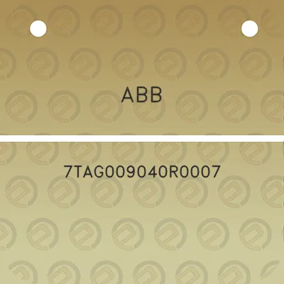 abb-7tag009040r0007