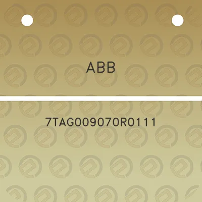 abb-7tag009070r0111