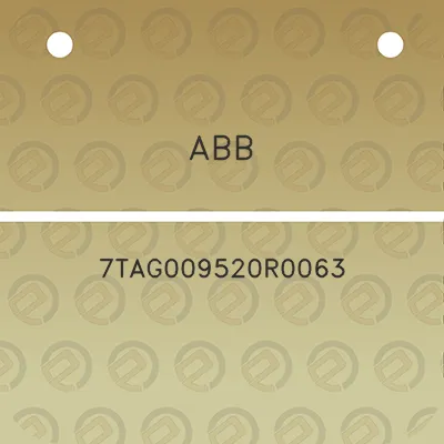 abb-7tag009520r0063