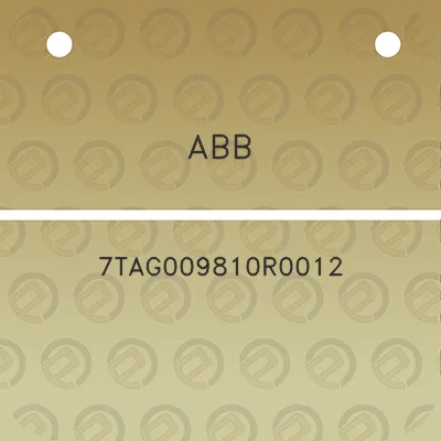 abb-7tag009810r0012