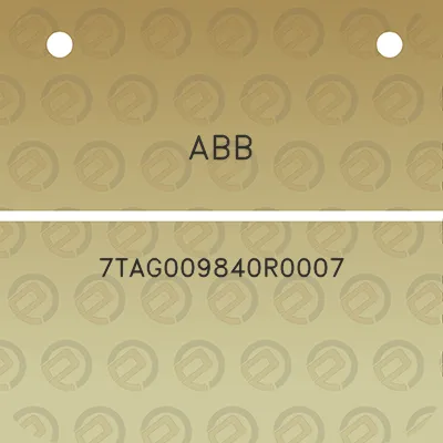 abb-7tag009840r0007