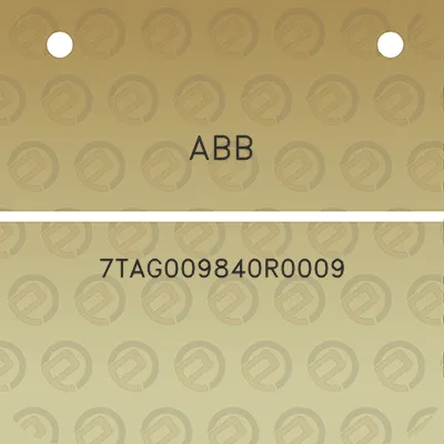 abb-7tag009840r0009