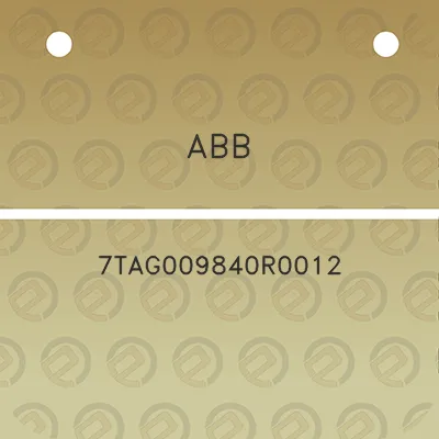 abb-7tag009840r0012