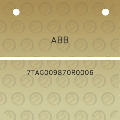 abb-7tag009870r0006