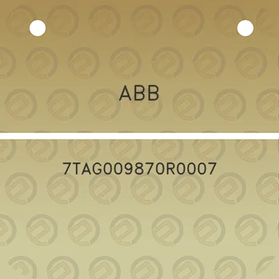 abb-7tag009870r0007