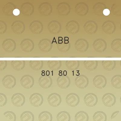 abb-801-80-13