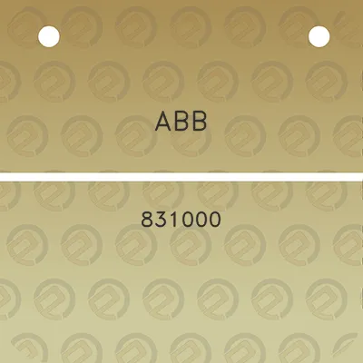 abb-831000