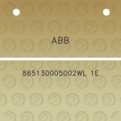 abb-865130005002wl-1e