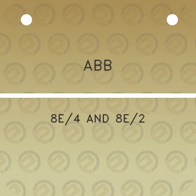 abb-8e4-and-8e2