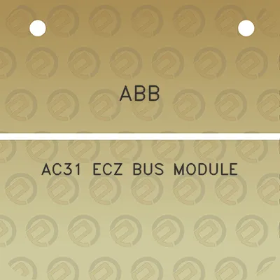 abb-ac31-ecz-bus-module