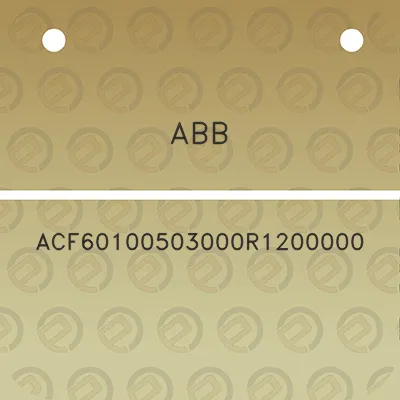 abb-acf60100503000r1200000