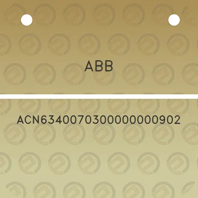 abb-acn6340070300000000902