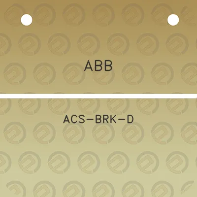 abb-acs-brk-d