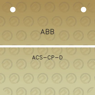 abb-acs-cp-d