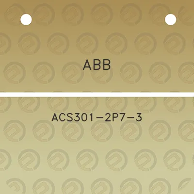 abb-acs301-2p7-3