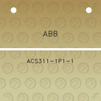 abb-acs311-1p1-1