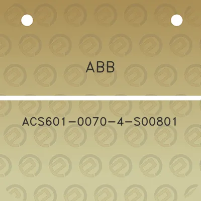 abb-acs601-0070-4-s00801