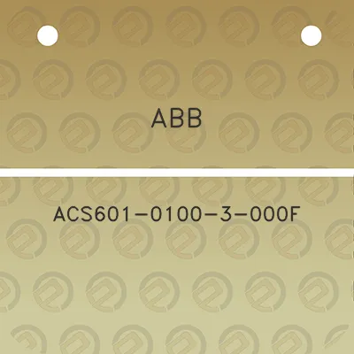 abb-acs601-0100-3-000f