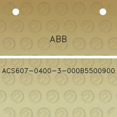 abb-acs607-0400-3-000b5500900