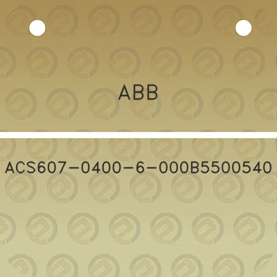 abb-acs607-0400-6-000b5500540