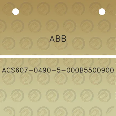 abb-acs607-0490-5-000b5500900