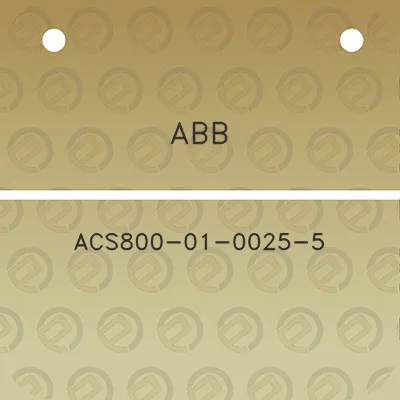 abb-acs800-01-0025-5