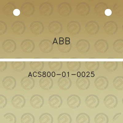 abb-acs800-01-0025