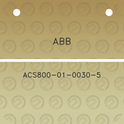 abb-acs800-01-0030-5