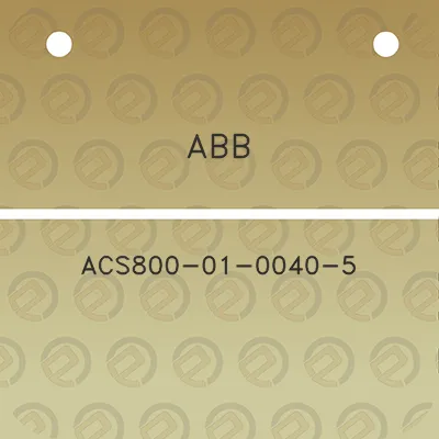 abb-acs800-01-0040-5