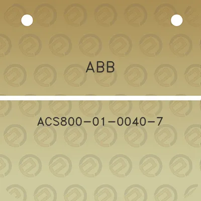 abb-acs800-01-0040-7