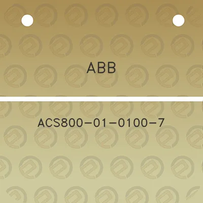 abb-acs800-01-0100-7