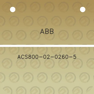 abb-acs800-02-0260-5