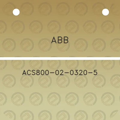 abb-acs800-02-0320-5