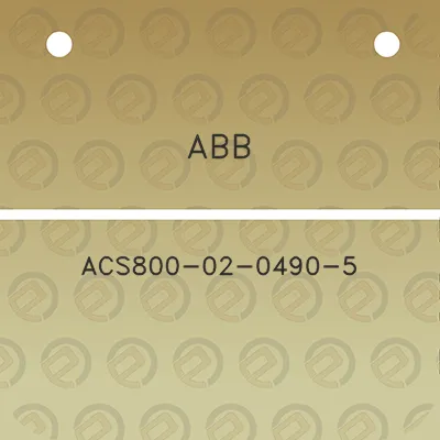 abb-acs800-02-0490-5