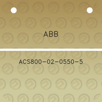 abb-acs800-02-0550-5