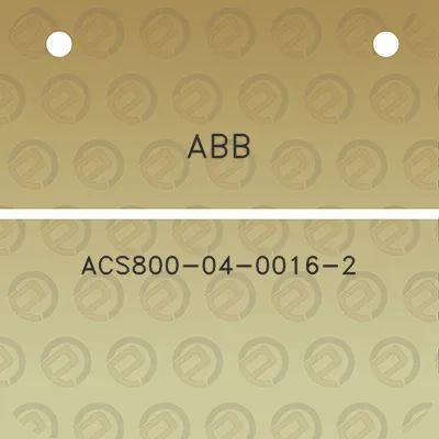 abb-acs800-04-0016-2