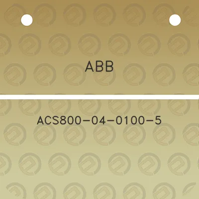 abb-acs800-04-0100-5