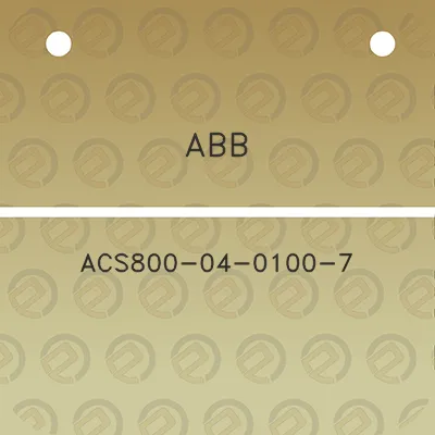 abb-acs800-04-0100-7