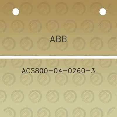 abb-acs800-04-0260-3