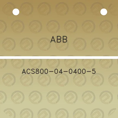 abb-acs800-04-0400-5