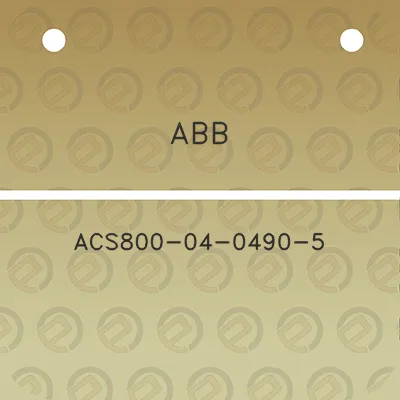 abb-acs800-04-0490-5