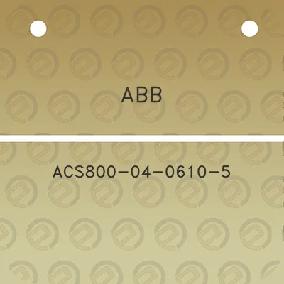 abb-acs800-04-0610-5