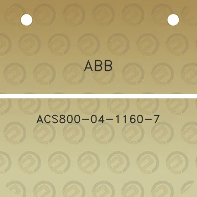 abb-acs800-04-1160-7