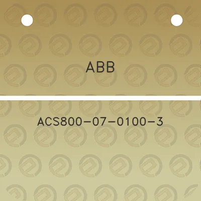 abb-acs800-07-0100-3